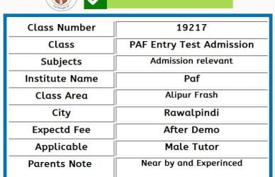 home-tutor-for-paf-entry-test